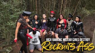 Military high ranking mistresses gangbang slave recruits in the jungle (1080 EN-sub)