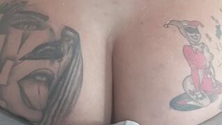 Sitting on his lap and farting out of my dirty ass and his cock getting hot with my ass and my disgusting farts