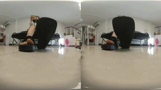 3DVR180 The 6K giant came to 360VR wearing the black platform sandals favored by dwarves