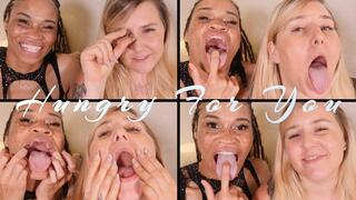 Hungry For You- Goddess Rosie Reed And Ember Mae Compete To Eat You By Showing Their Big Hungry Mouths- standard definition