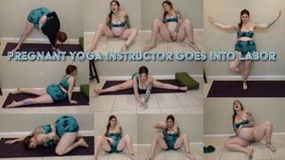Pregnant Yoga Instructor goes into labor during class