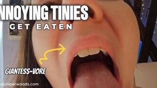 ANNOYING TINIES GET EATEN- GIANTESS VORE