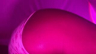 Camping Ebony beauty coughs up a storm