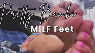 Pretty Bambi MILF Feet Pt 1