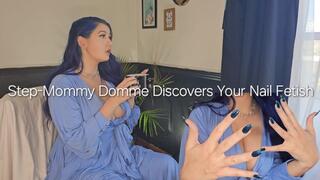 Step-Mommy Domme Discovers Your Nail Fetish: A cozy encouraging genderless jerk off instruction
