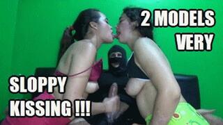 KISSING 250309SJ VIOLET + JUDY THROATFUCKING 2 SLAVES KISSING WITH MESSY SPIT DURING A SLOPPY DEEPTHROAT (FULL HD MP4 VERSION)