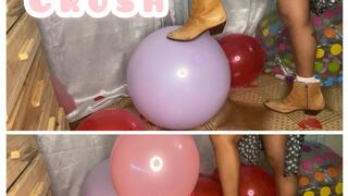 Powerful boots to crush my sweet balloons