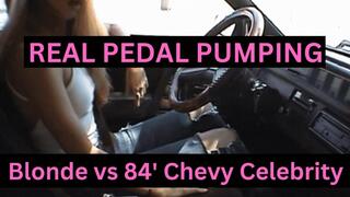 Hot Blonde vs 1984 Chevy Celebrity