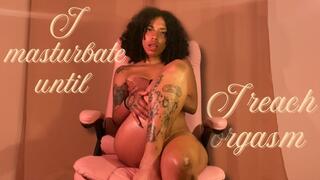 I MASTURBATE UNTIL I REACH ORGASM
