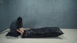 Air cushion experiment in a black vacuum shell