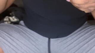 Black dominant daddy slurps and savors noodles, while he coughs after a hard days works