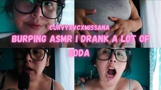 Burping ASMR I drank a lot of soda