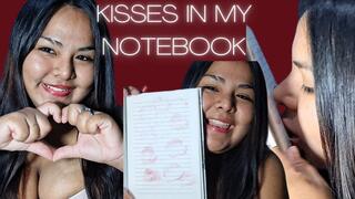 Kisses in my notebook