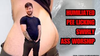 Extreme Bully - humiliated pee licking swirly ass worship