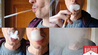 Smoking Marlboro Red 100s crafted Glass holder IYF 130325