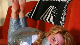 Janira is a Double Mummified, Mouth PACKED, Toe-tied, Angry, Gag bitching & Toe-tally Frustrated Babysitter! RE ENCODE 2024