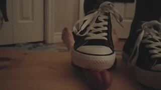 Black Converse, Black Socks and a Cock Board!