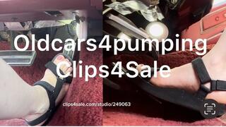 SPECIAL REQEST for my hiking sandals! CRANKING and REVVING!