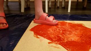 Cici's Sticky Pink Birkenstocks