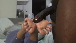 Cum on My Foot #11 (Full View)