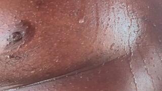 Big Black Cough Muscle Worship