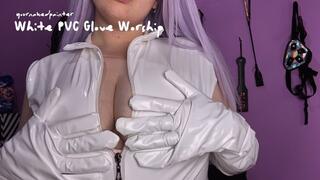 White PVC Glove Worship