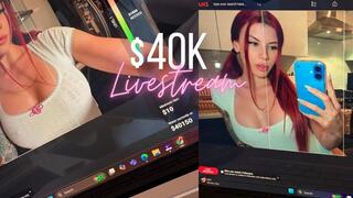 $40k Livestream Brag