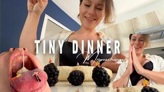 Tiny Dinner - Shrinking snacks
