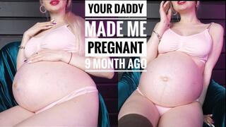 Your daddy made me pregnant 9 month ago, He fucks me always! Your cheating wife !