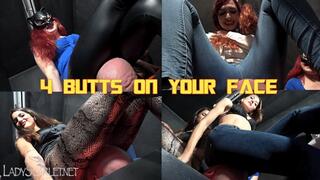 LADY SCARLET - 4 BUTTS ON YOUR FACE hd