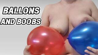 I MASTURBATE MY BREASTS WITH BALLONS