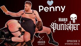 Bruised Butt Over the Knee Spanking and Paddling and Sloppy Blowjob by Bombshell BDSM Brunette