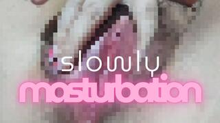 Soft masturbation of a chubby girl