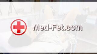 Nurse Kitty gets pussy examination stretching speculum and orgasm