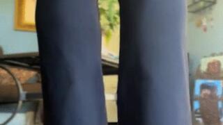 Black Slack Black High Heels