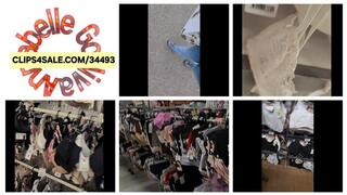 ASMR from store to car from bra dept to bra dept all day shopping for lingerie