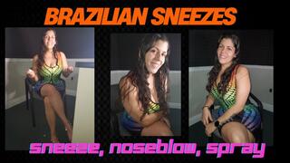 BRAZILIAN SNEEZES WITH SNEEZE AFTER SNEEZE AFTER SNEEZE! BRAZILAIN BELMIRA! wmv