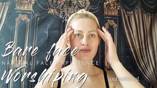 Bare face worship: Sensual Blonde Face Fetish Fantasy
