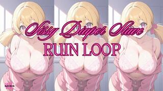 MP4 VERSION Sissy diaper slave ruin loop