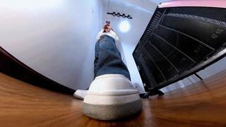 6K LELE sneakers crush POV Dwarf 360VR