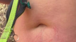 Big Belly Bouncing Out on a Trail