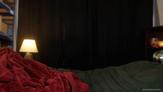 Audrey bursts into a wet and messy sneezing fit while trying to watch a movie