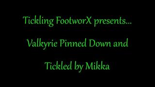 Valkyrie Pinned Down and Tickled by Mikka