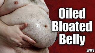 KingMarti: Oiled Bloated Belly - WMV