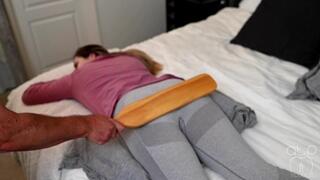 Reyna asks Step-Dad for a warm Bottom Bedtime - 1080p